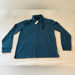 NWT banana republic long sleeve polo. Men’s M
